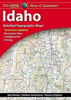 Idaho State Atlas & Gazetteer, by Delorme, 2021, 10th edition