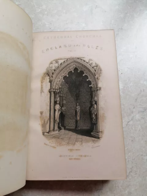 WINKLES CATHEDRAL CHURCHES ENGLAND WALES 175plts 3 vols TILT BOGUE *1st ed 1836 3