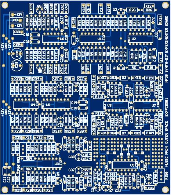 MFOS SYNTH-DIY EXPERIMENTER Bare PCB £28.90 - PicClick UK