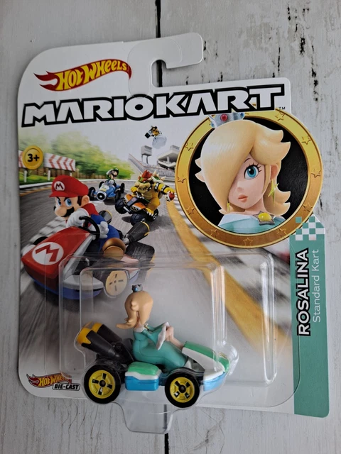 MATTEL ROSALINA BIRTHDAY Girl & Bowser Jr Hot Wheels Mario Kart 1:64