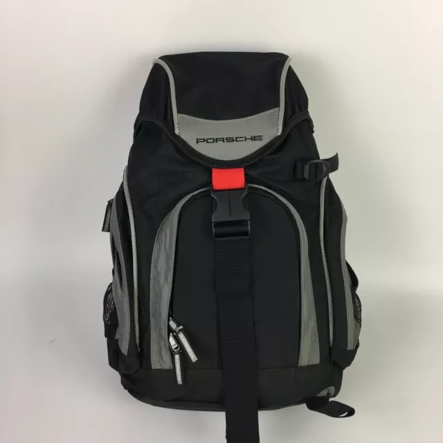 Porsche Black Lightweight Nylon Backpack NWOTS