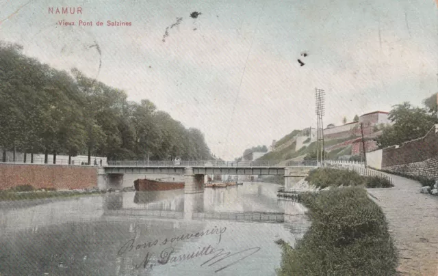 CPA BELGIQUE NAMUR Vieux Pont de Salzines