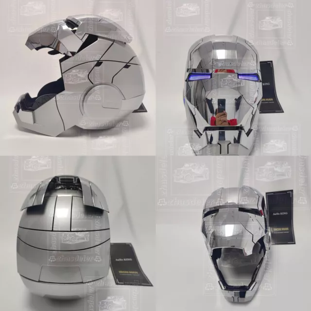 Iron Man 1:1 MK5 MK7 Helm  Autoking Vollautomatisch Voicecontrol/ Fernbedienung