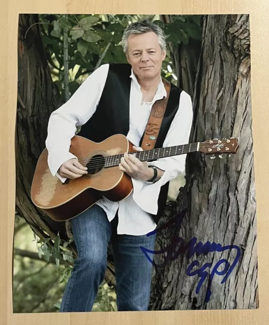 TOMMY EMMANUEL HAND SIGNED 8x10 PHOTO AUTOGRAPHED LEGENDARY GUITARIST RARE COA