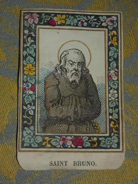 Image pieuse XVIIIe saint bruno