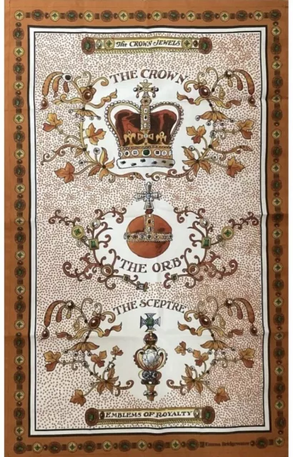 Emma Bridgewater ‘The Crown Jewels’ 100% Cotton Tea Towel