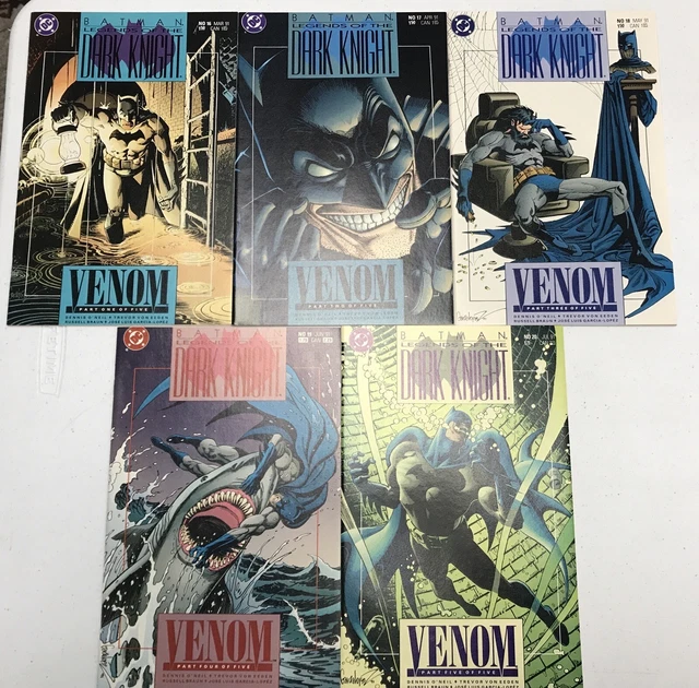 Batman Legends of The Dark Knight 16-20 (DC 1991) Venom Set
