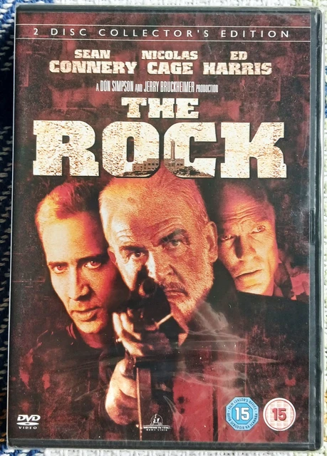 THE ROCK DVD (2 Disc Edition) Sean Connery, Nicolas Cage (New UK PAL ...