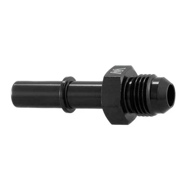 Aluminum Adapter -6AN Fuel Fitting to 3/8 GM Quick Connect LS Thread Male US