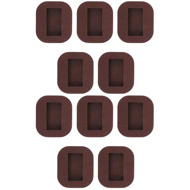 10 Pcs Bed Stoppers Chair Caster Pad Fixing Pad Office Chair Casters Felt
