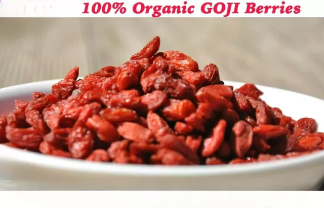 HELLOYOUNG Organic Dry Goji Berries ( Wolfberries) 1KG-Big Fat Juicy Goji