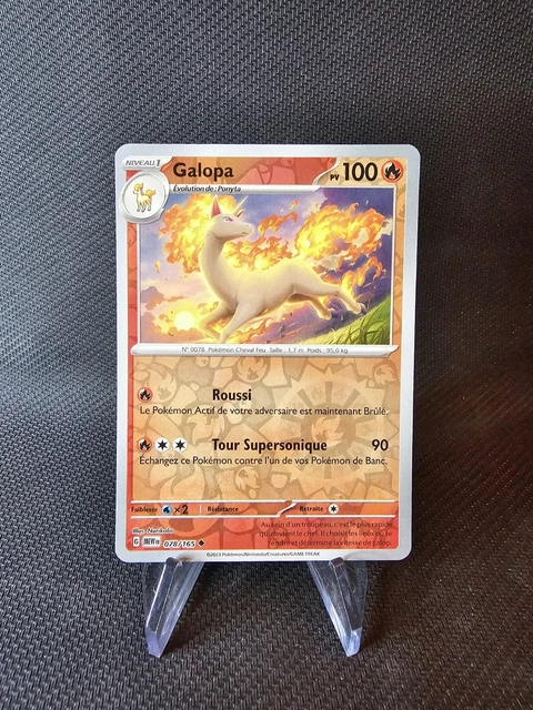 Pokemon Card Galopa 078/165 Reverse EV3.5 Scarlet & Purple Mew 151fr