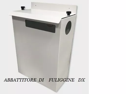 Abbattitore Di Fuliggine Filtro Fumi Fumino Per Stufa A Pellet D.80 Dx  Sx