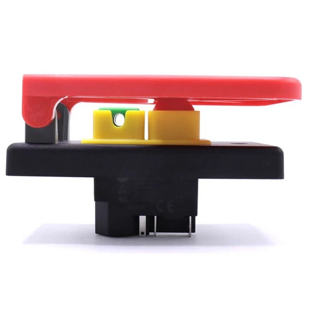 Bouton Poussoir Démarrage Rouge Pour Jouet électrique Enfant - Interrupteur Robuste Métal/plastique, 3.3x2.7x2.7 Cm