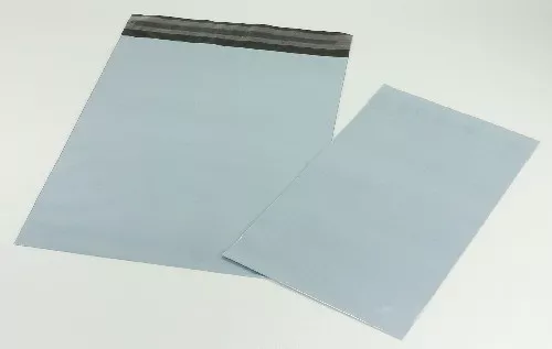 1000 9" x 12" Jiffy ShurTuff Durable Self-Sealing White Poly Mailers 2 mil Case