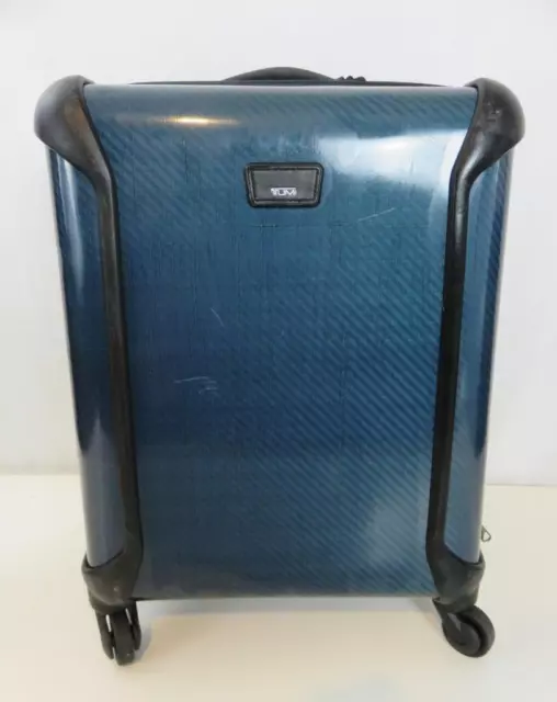 Tumi Tegra-Lite Continental Carry-On Case #028101 Spinner Indigo 20" GUC