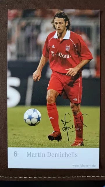 Martin Demichelis  FC Bayern München Autogrammkarte Saison 2005-06 AK FCB