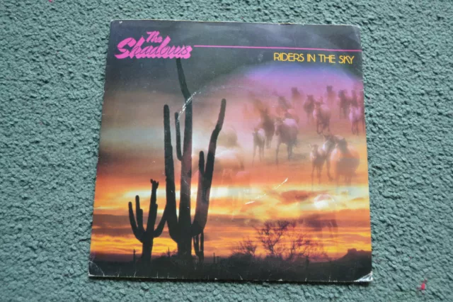 The Shadows – Riders In The Sky 7'' Vinyl 1980 EMI – EMI 5027