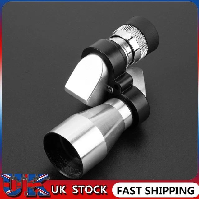 ❀ 8x20 Mini Corner Binoculars HD Pocket Monocular Outdoor Telescope (Silver)