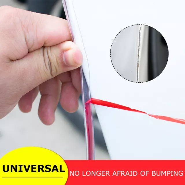 16ft Car Door Edge Trim Guard Molding Rubber Seal Strip Scratch Clear Protector