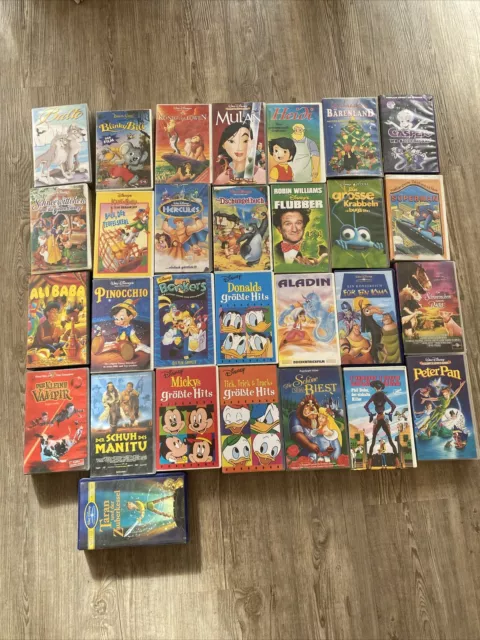 walt disney vhs kassetten