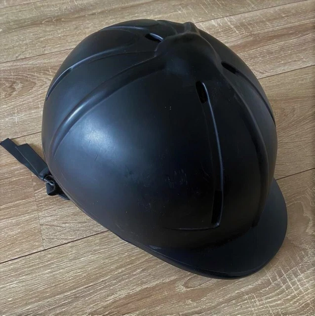Reithelm CARBON Pfiff schwarz matt, nur zweimal getragen, Gr. L