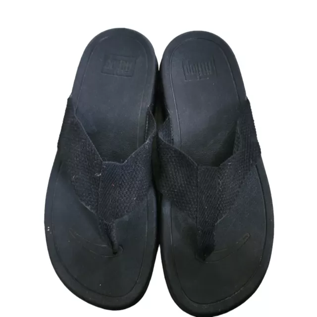 Womens Black Fit Flop Sandals Size 8