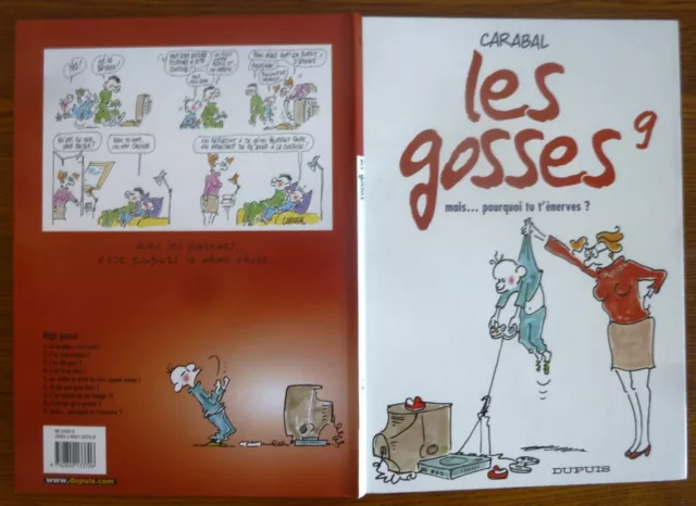 Très beau lot de 12 albums  Les Gosses E.O Carabal en TTBE/ Neufs