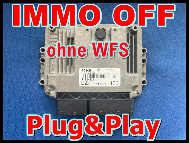 Calculateur Moteur (ECU) Fiat Ducato/Peugeot Boxer/Citroën Jumper 3.0 - IMMO OFF Plug&Play - Réf. 0281015734