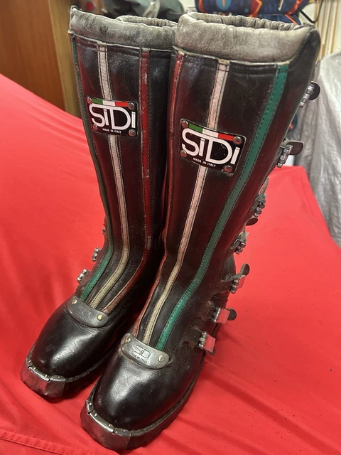 VINTAGE RARE SIDI JOEL ROBERT CHAMPION DU MONDE MOTOCROSS