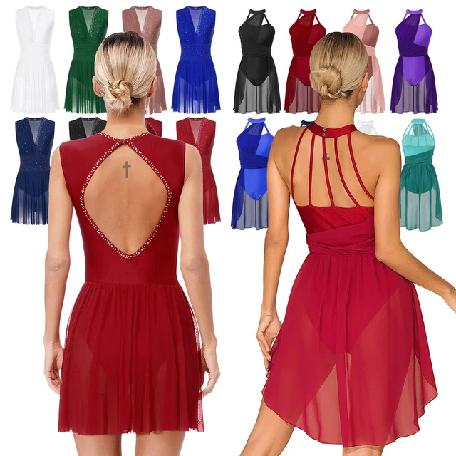 Poet Sleeve Ombré Mesh Ballet Dress | Wessman® | Pretty Dance Costumes - Foto 7