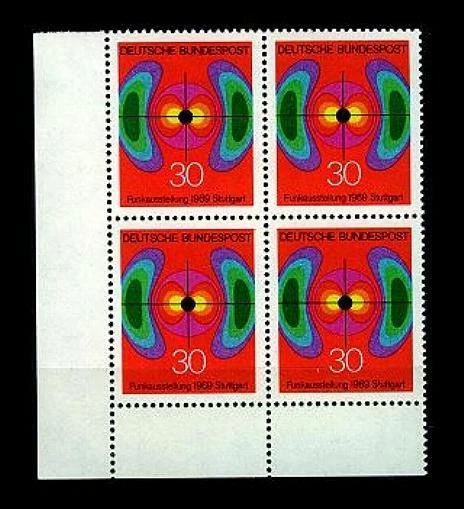 599 ** ECKRAND-VIERERBLOCK u.l. (Funkausstellung Stuttgart)