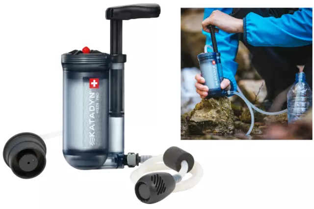 Katadyn Hiker Pro Wasserfilter Outdoor Wandern Glasfasern Aktivkohle Mikrofilter