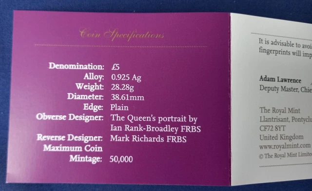 KATE MIDDLETON PRINCE William Wedding Solid Silver Sterling Coin