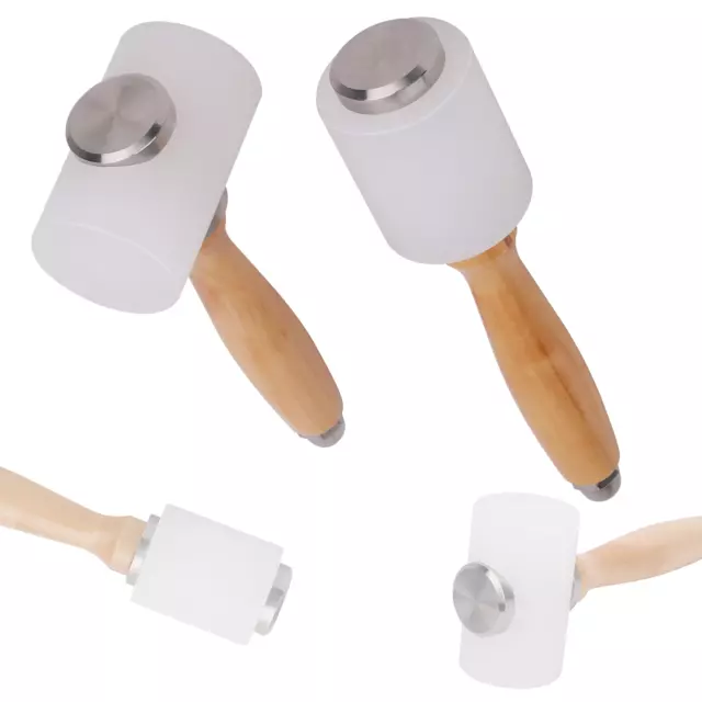 Cuir Nylon Marteau Maillet Sculpture Emboutissage Bois Poignée pour Couture DIY