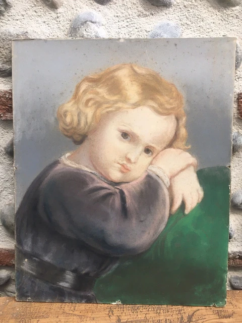 Dessin Au Crayon Portrait Guerrier XIXe Siècle - École Française - Classicisme - Sur Papier