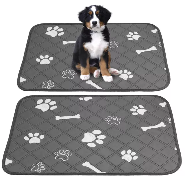 2 Stück Welpen-Pipi-Pads, Hunde-Pipi-Matte, wiederverwendbare