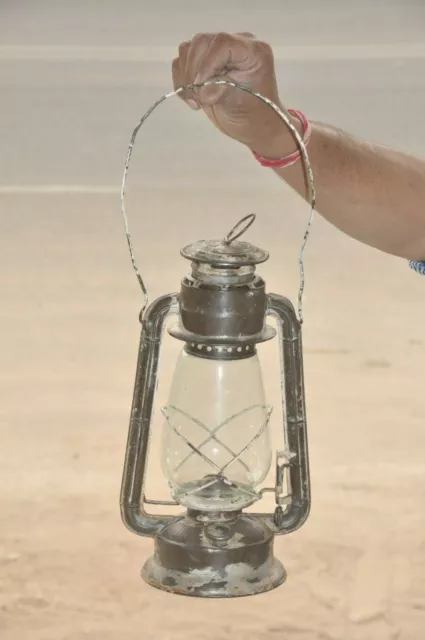 Vintage Dietz Junior Iron Hurricane Kerosene Lamp / Lantern,USA