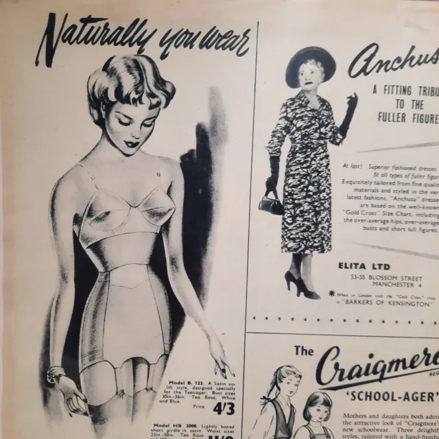 Eiderlon Panties 1966 Vintage Print Ad 10x13.5 big wave topless