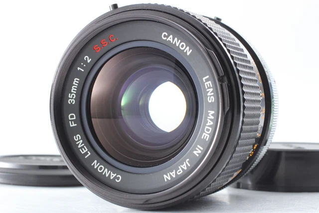 【Almost MINT】 Canon FD 35mm F/2 S.S.C SSC MF Standard Prime Lens From JAPAN