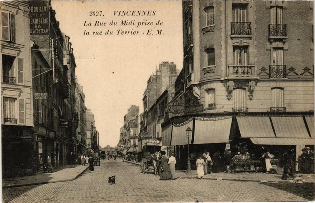 CPA AK VINCENNES La Rue du Midi taken from rue du Terrier (672309)