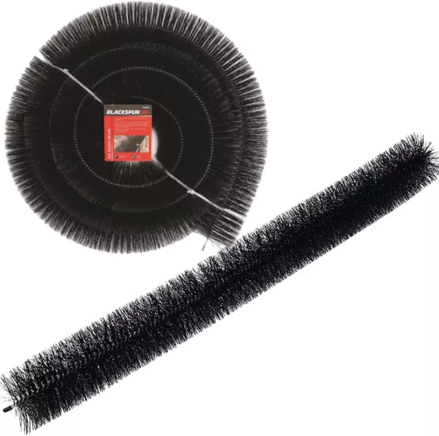 Gutter Brush Leaf Guard Filter Black Blocks Brush Protect Cleaning Debris 4M