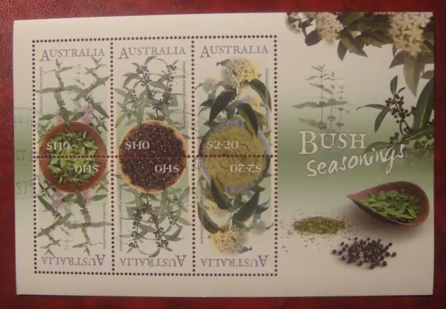 Australia 2022. Bush Seasonings. Mini-Sheet Postmarked.