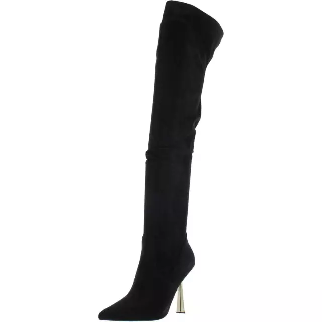Steve Madden Womens s Black Over-The-Knee Boots 6.5 Medium (B,M) BHFO 7717