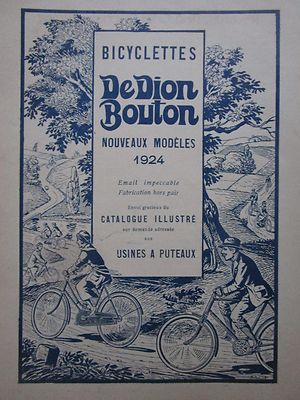 pub papier 1945 chaussures BALLY Lyon dessin  Brenot femme vélo bicyclette 