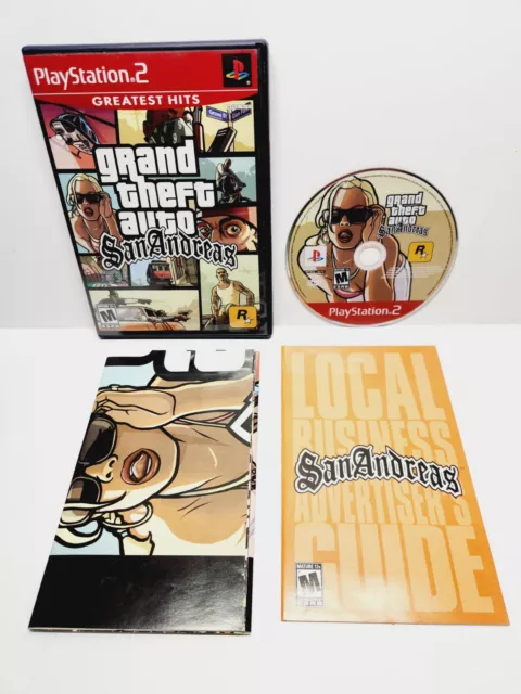 Gta Sa - Grand Theft Auto San Andreas Ps2 - Original, Jogo de Videogame  Playstation-2 Usado 39808621