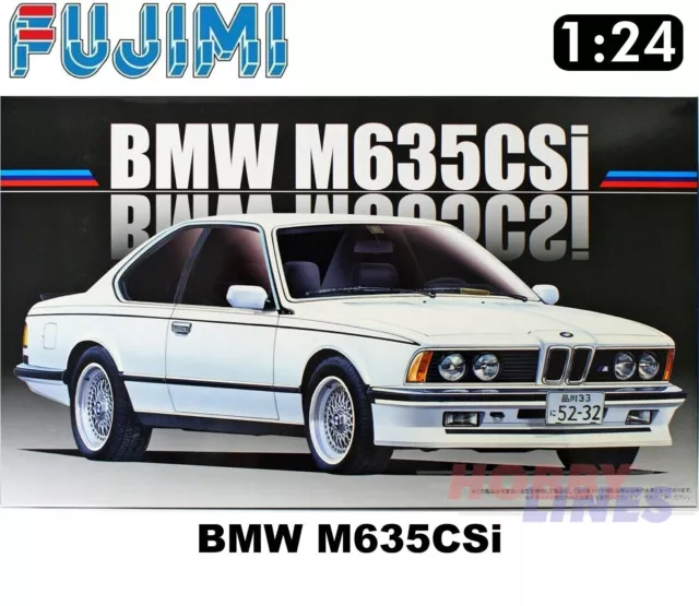 BMW M635CSi E24 RS-24 1:24 scale model kit Fujimi F126500