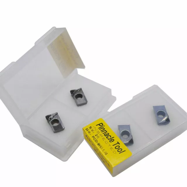 4pcs / 2 box APKT1604 PCD CNC carbide inserts Used for Aluminum diamond INSERT