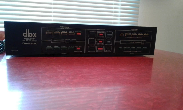 VINTAGE DBX DAV-600G Audio Video Program Route Selector $59.00