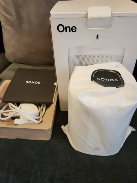 Sonos One Gen 2 Speakers with Alexa Voice Control - White